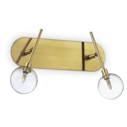 Φωτιστικό Τοίχου-Απλίκα Maracas 200347 38x27x12,5cm 2xG4 2W Gold Ideal Lux