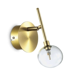 Φωτιστικό Τοίχου-Απλίκα Maracas 200330 10x20x12,5cm 1xG4 2W Gold Ideal Lux