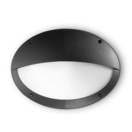 Φωτιστικό Τοίχου-Απλίκα Maddi-2 096728 33x23x9cm 1xE27 23W Black Ideal Lux
