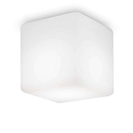 Φωτιστικό Οροφής-Πλαφονιέρα Luna 213200 11x13x11cm 1xG9 5W IP44 White Ideal Lux Θερμοπλαστικό