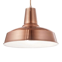 Φωτιστικό Οροφής Moby 093697 35x35/120cm 1xE27 42W Copper Ideal Lux