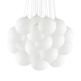 Φωτιστικό Οροφής Mapa Plus 140230 80x45/130cm 22xE14 40W White Ideal Lux