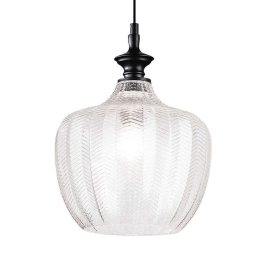 Φωτιστικό Οροφής Lord 263632 23x48/275cm 1xE27 60W Clear Ideal Lux