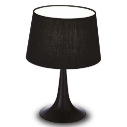 Φωτιστικό Επιτραπέζιο London 110554 23,5x36,5cm 1xE27 60W Black Ideal Lux