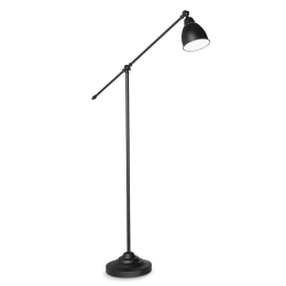 Φωτιστικό Δαπέδου Newton 003528 90x150cm 1xE27 60W Black Ideal Lux
