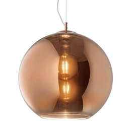 Φωτιστικό Οροφής Nemo 111902 30x32/241cm 1xE27 60W Copper Ideal Lux