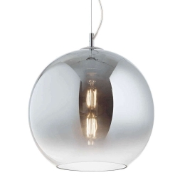 Φωτιστικό Οροφής Nemo 149592 30x32/241cm 1xE27 60W Fade Chrome Ideal Lux
