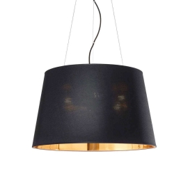 Φωτιστικό Οροφής Nordik 161648 50x34/243cm 4xE27 60W Black Ideal Lux