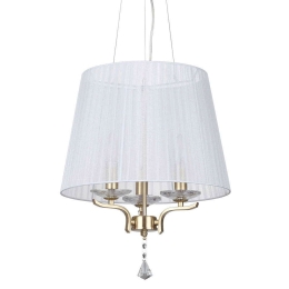 Φωτιστικό Οροφής Pegaso 197715 40x51/260cm 3xE14 40W Gold Ideal Lux