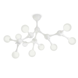 Φωτιστικό Οροφής-Πλαφονιέρα Nodino 149622 83x47,5cm 9xG9 15W White Ideal Lux