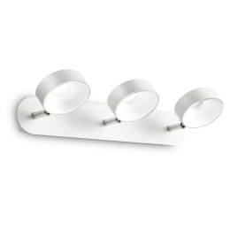 Φωτιστικό Οροφής-Πλαφονιέρα Oby 196701 37x13,5x8cm LED 18W 3000K White Ideal Lux