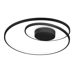 Φωτιστικό Οροφής-Πλαφονιέρα Oz 269412 60x18cm LED 49W 3000K Black Ideal Lux