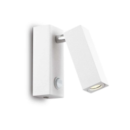 Φωτιστικό Τοίχου-Απλίκα Page Square 142258 4x11x15cm LED 3W 3000K White Ideal Lux