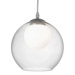 Φωτιστικό Οροφής Nemo 052793 20x24/233cm 1xG9 40W Clear Ideal Lux
