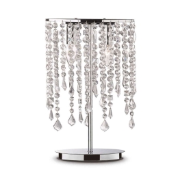 Φωτιστικό Επιτραπέζιο Rain 008356 25,5x44,5x13cm 2xE14 40W Chrome Ideal Lux