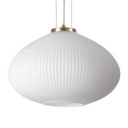 Φωτιστικό Οροφής Plisse' 285191 45x36/245cm 1xE27 60W Gold Ideal Lux