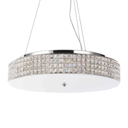 Φωτιστικό Οροφής Roma 093062 60x18,5/227,5cm 12xG9 40W White Ideal Lux