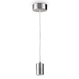 Φωτιστικό Οροφής Set Up 260044 4,5x22,7/214,5cm 1xE27 60W Nickel Ideal Lux