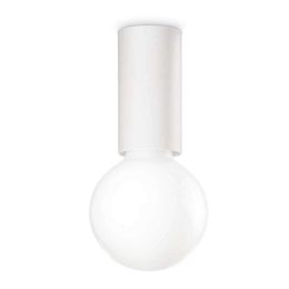 Φωτιστικό Οροφής-Πλαφονιέρα Petit 232966 5x10cm 1xE27 60W White Ideal Lux