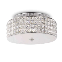 Φωτιστικό Οροφής-Πλαφονιέρα Roma 093093 30x13cm 4xG9 40W White Ideal Lux