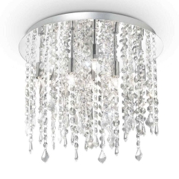 Φωτιστικό Οροφής-Πλαφονιέρα Royal 052991 40x30,5cm 8xG9 40W Chrome Ideal Lux