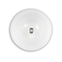 Φωτιστικό Οροφής-Πλαφονιέρα Shell 008608 40x12cm 3xE27 60W Clear Ideal Lux