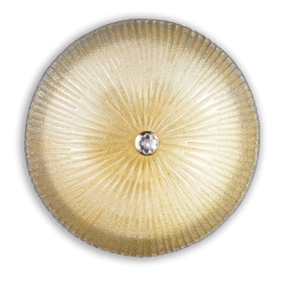 Φωτιστικό Οροφής-Πλαφονιέρα Shell 140193 60x20cm 6xE27 60W Amber Ideal Lux