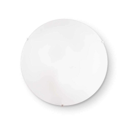 Φωτιστικό Οροφής-Πλαφονιέρα Simply 007984 40x12cm 3xE27 60W White Ideal Lux
