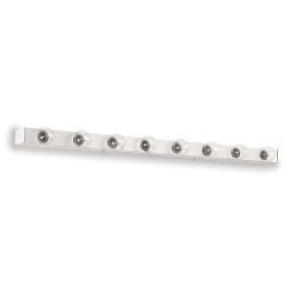 Φωτιστικό Τοίχου-Απλίκα Prive' 159522 80,5x4x8cm 8xE14 40W White Ideal Lux Μέταλλο