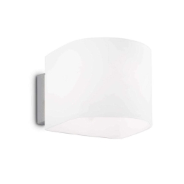 Φωτιστικό Τοίχου-Απλίκα Puzzle 035185 10x8x10cm 1xG9 40W White Ideal Lux