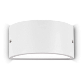 Φωτιστικό Τοίχου-Απλίκα Rex-2 092416 25x12x13cm 1xE27 60W IP44 White Ideal Lux