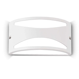 Φωτιστικό Τοίχου-Απλίκα Rex-3 092430 25x12x13cm 1xE27 60W IP44 White Ideal Lux