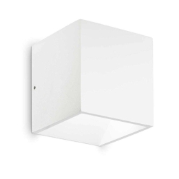 Φωτιστικό Τοίχου - Απλίκα Rubik 269313 10x10x10cm Led 700lm 8,5W 3000K White Ideal Lux