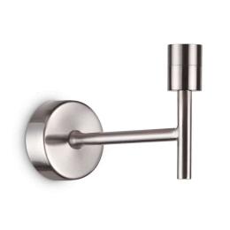 Φωτιστικό Τοίχου-Απλίκα Set Up Map-1 259796 8,5x16x19cm 1xE27 60W Nickel Ideal Lux
