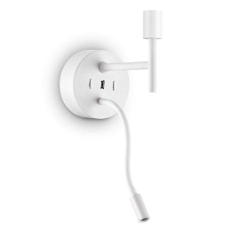 Φωτιστικό Τοίχου-Απλίκα Set Up Map-2 259819 12x20,5x21cm E27/LED 3W 3000K White Ideal Lux
