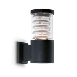 Φωτιστικό Τοίχου - Απλίκα Tronco 004716 11x18x25cm 1xE27 42W Black Ideal Lux