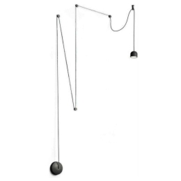 Φωτιστικό Οροφής Tall 196800 6x20/578cm LED 4,5W 3000K Black Ideal Lux