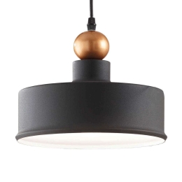 Φωτιστικό Οροφής Triade-2 221489 24,5x36/176,5cm 1xE27 42W Grey Ideal Lux