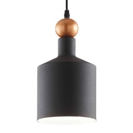 Φωτιστικό Οροφής Triade-3 221496 15x43/185cm 1xE27 42W Grey Ideal Lux