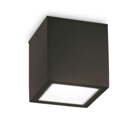 Φωτιστικό Οροφής - Σποτ Techo 251530 15x15x16cm 1xGU10 20W Black Ideal Lux