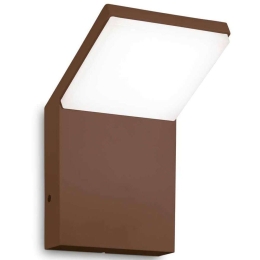 Φωτιστικό Τοίχου - Απλίκα Style 322681 10x10,4x16,4cm Led 1100lm 9W 4000K Coffee Ideal Lux