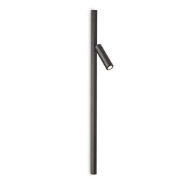Φωτιστικό Τοίχου-Απλίκα Syntesi Linear 271880 2,7x59,5x12cm LED 3W 3000K Black Ideal Lux