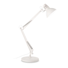 Φωτιστικό Επιτραπέζιο Wally 193991 20x58x36cm 1xE27 42W White Ideal Lux
