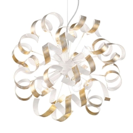 Φωτιστικό Οροφής Vortex 101606 53x65/115cm 6xE14 40W Gold Ideal Lux