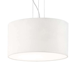 Φωτιστικό Οροφής Wheel 009698 56,5x38,5/247,5cm 5xE27 60W White Ideal Lux