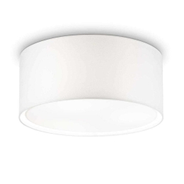 Φωτιστικό Οροφής-Πλαφονιέρα Wheel 036021 50,5x22cm 5xE27 60W White Ideal Lux