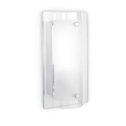 Φωτιστικό Τοίχου-Απλίκα Tudor 051840 25x12x8,5cm 1xE14 40W Clear Ideal Lux