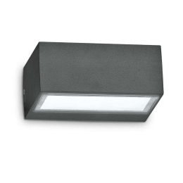 Φωτιστικό Τοίχου - Απλίκα Twin 115368 16,5x11,5x6,5cm 1xG9 28W Anthracite Ideal Lux