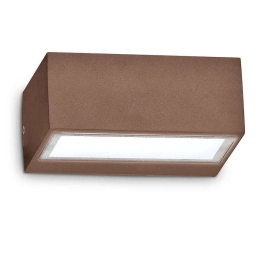 Φωτιστικό Τοίχου - Απλίκα Twin 213330 16,5x11,5x6,5cm 1xG9 28W Coffee Ideal Lux