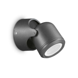 Φωτιστικό Τοίχου-Απλίκα Xeno 129464 9x11x11,5/13,5cm 1xGU10 28W IP44 Black Ideal Lux